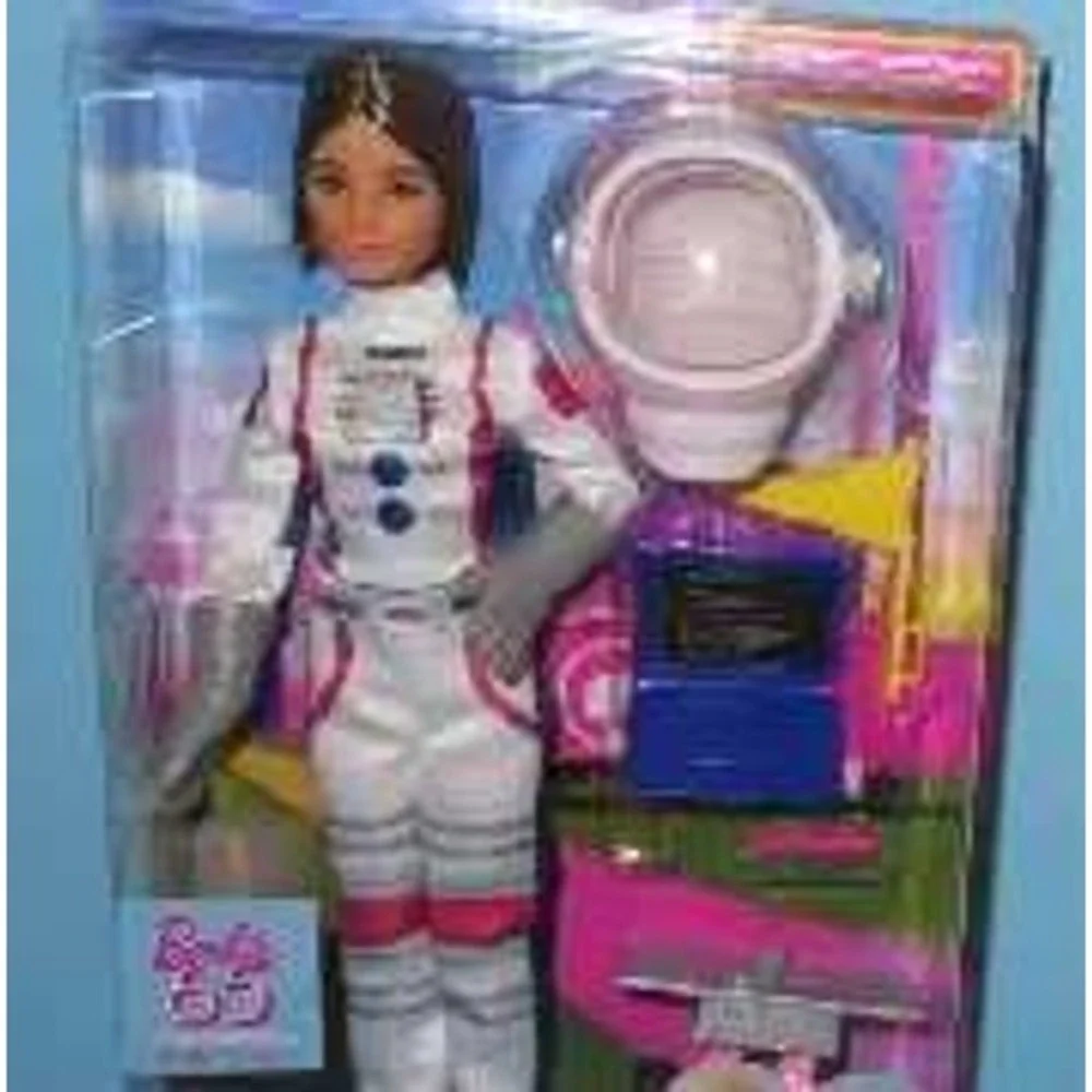 Mattel Barbie 65th Anniversary Astronaut Doll Brunette‎ Space Suit HRG41 New